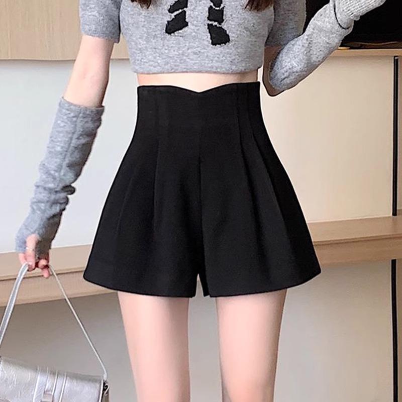 Women s 2024 Autumn/Winter High-Waist Woolen A-Line Shorts - Black, Slimming, Wide Leg S чёрный
Women s 2024 Autumn/Winter High-Waist Woolen A-Line Shorts - Black, Slimming, Wide Leg S чёрный