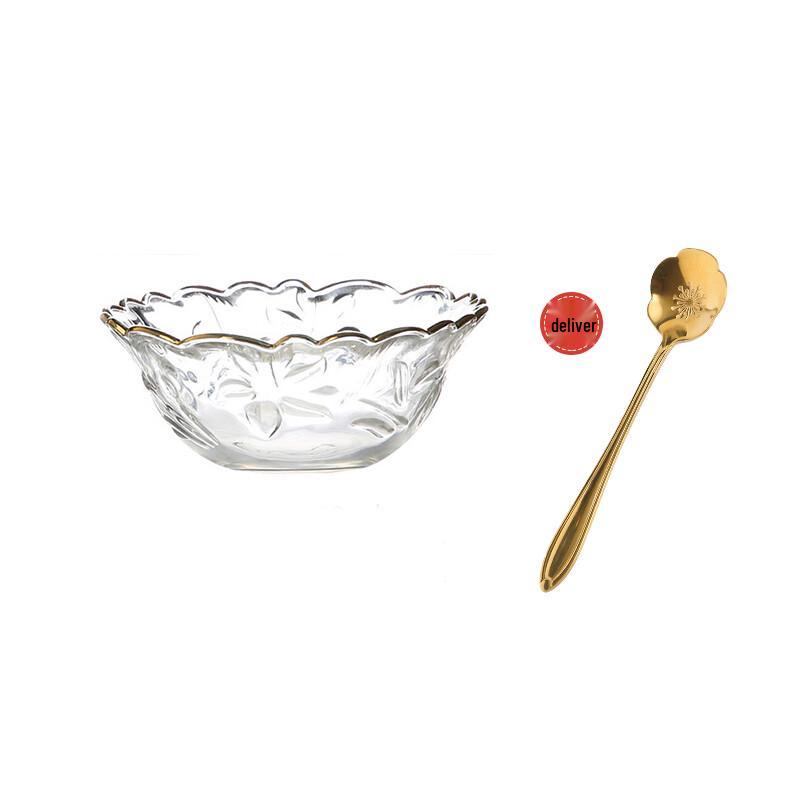 European Style Gold Rim Glass Dessert Bowl
European Style Gold Rim Glass Dessert Bowl