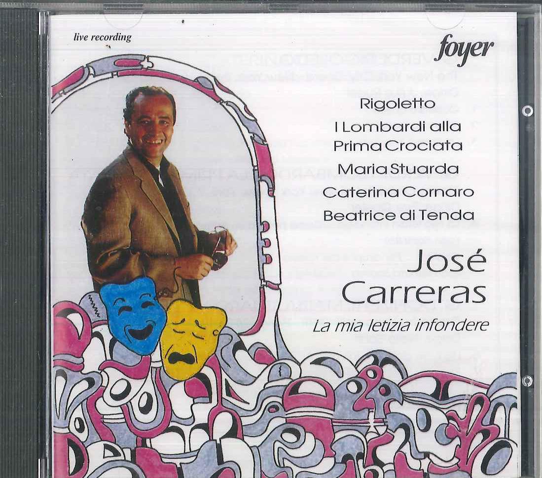 CD JOSE CARRERAS La Mia Letizia Infondere ECF14001 EVEN CLASSICS S 1994 Italy Classical Used
CD JOSE CARRERAS La Mia Letizia Infondere ECF14001 EVEN CLASSICS S 1994 Italy Classical Used