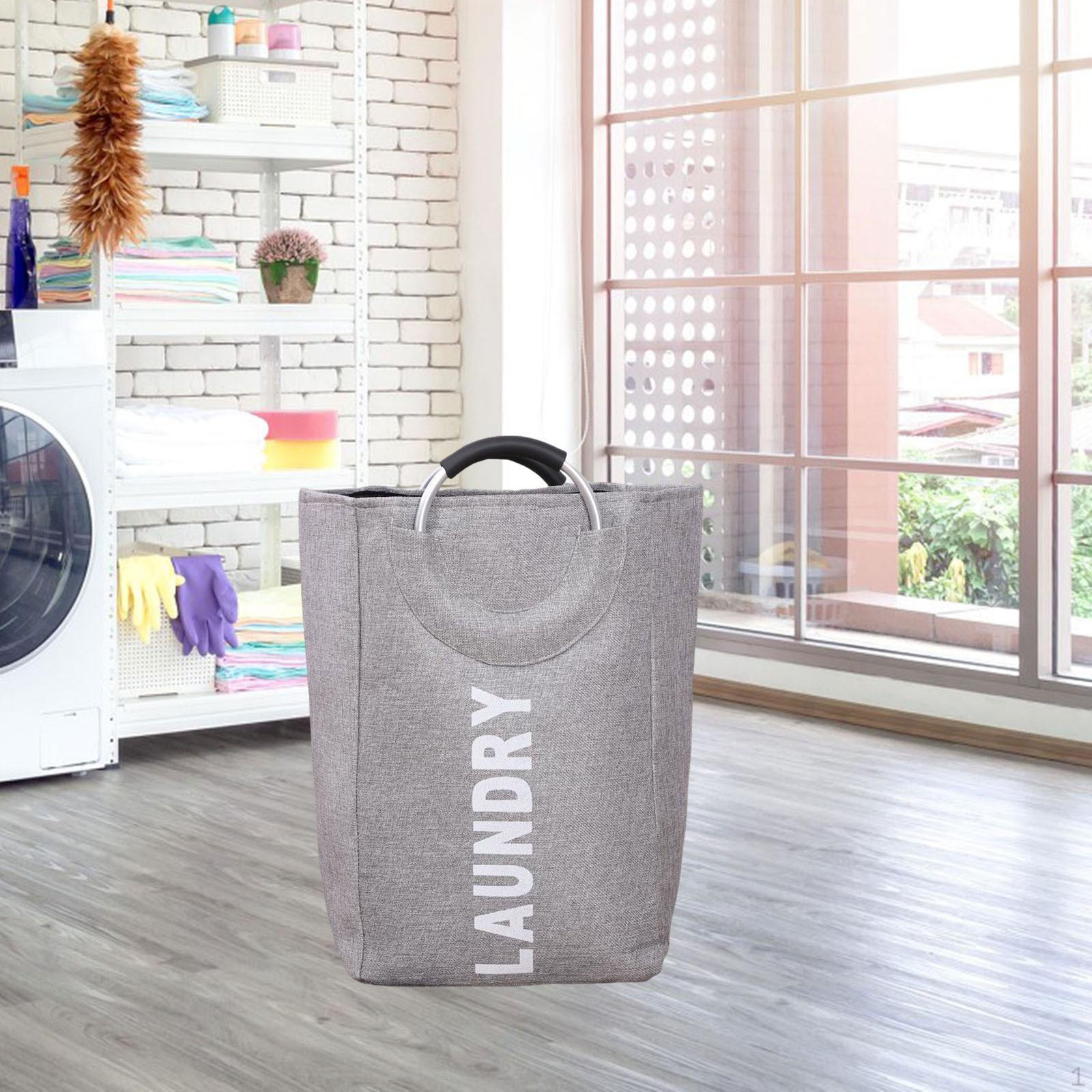 Large Laundry Hamper with Handles, Foldable Organizer Dirty Clothes for Bedroom, Nursery, сірий колір
Large Laundry Hamper with Handles, Foldable Organizer Dirty Clothes for Bedroom, Nursery, сірий колір