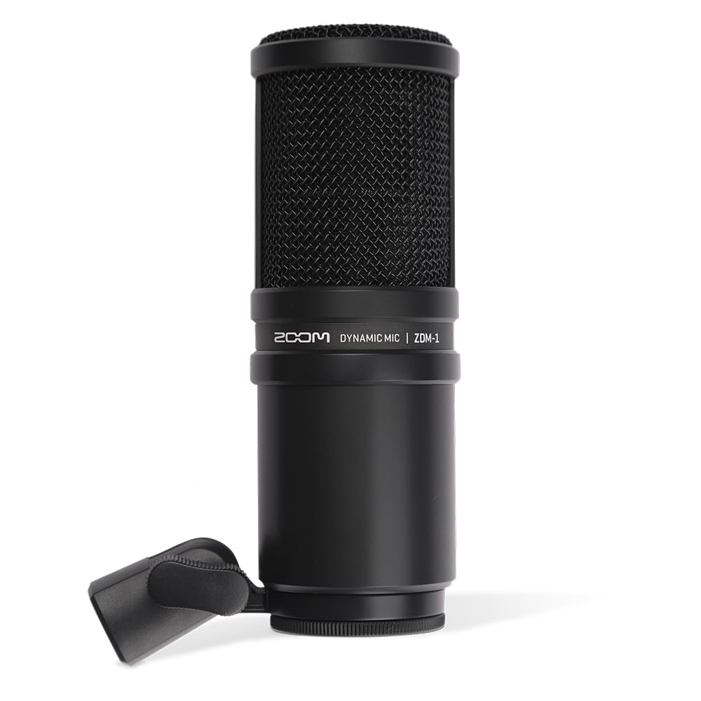 ZOOM XLR Dynamic Microphone for YouTube Professional Black Streaming, Vocals, Gaming, Recording, Podcasts, Narration, - Noise-Canceling, ZDM-1 чорний
ZOOM XLR Dynamic Microphone for YouTube Professional Black Streaming, Vocals, Gaming, Recording, Podcasts, Narration, - Noise-Canceling, ZDM-1 чорний