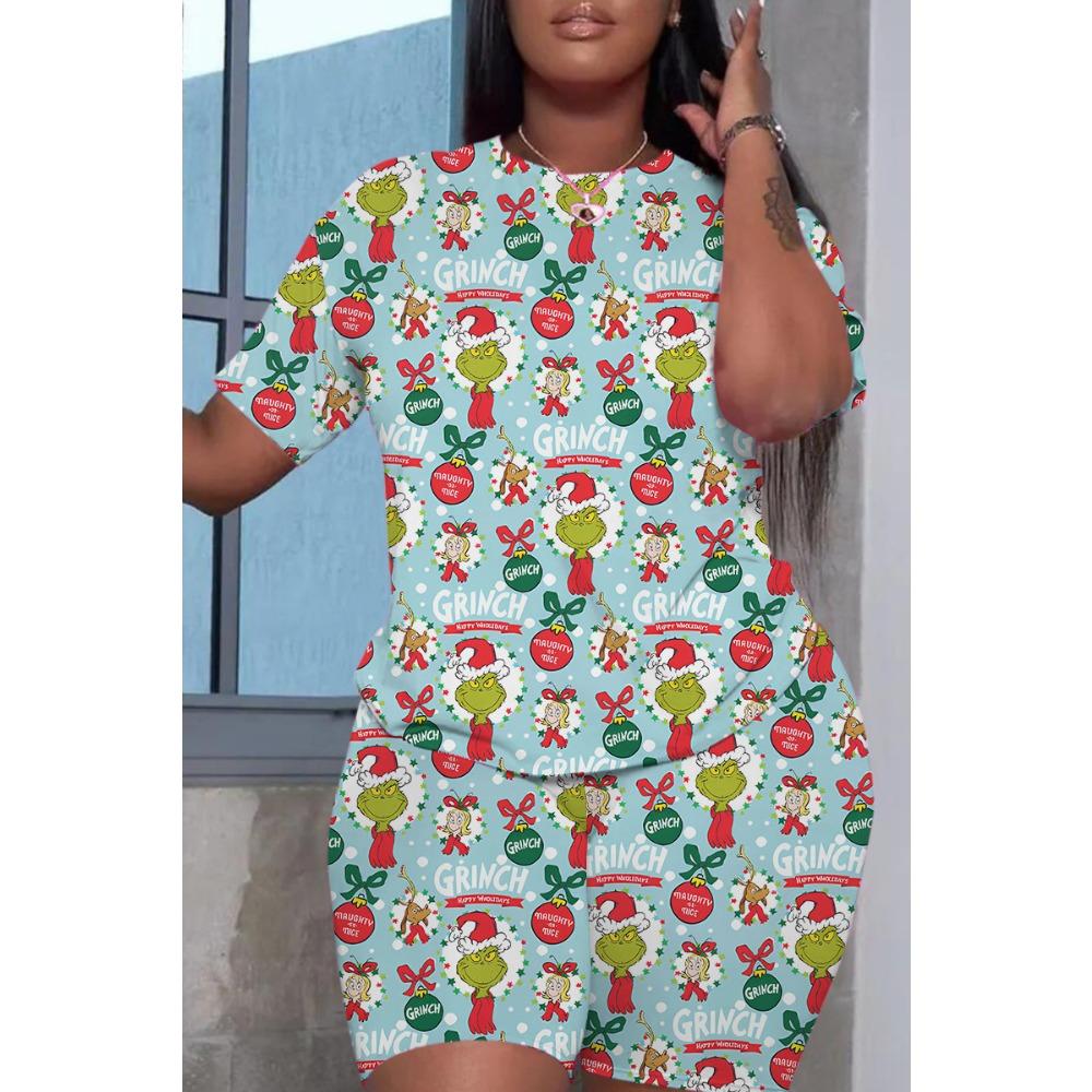 Женский хип-хоп комплект с модным принтом, с коротким рукавом и шортами - Стильный, уличный, подростковый 6XL
Женский хип-хоп комплект с модным принтом, с коротким рукавом и шортами - Стильный, уличный, подростковый 6XL