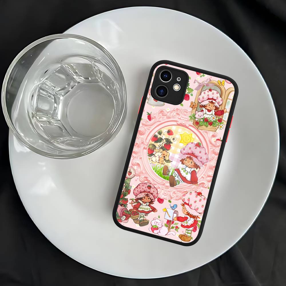 Cartoon Girl S-Strawberry S-Shortcake Matte Protective Case For IPhone 16 15 14 13 12 11 Pro Max X XS MAX Protection Case iphone 14
Cartoon Girl S-Strawberry S-Shortcake Matte Protective Case For IPhone 16 15 14 13 12 11 Pro Max X XS MAX Protection Case iphone 14