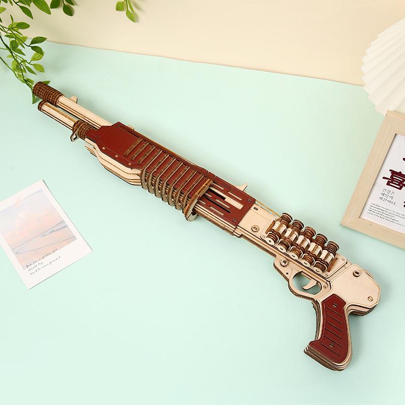 Cross-Border Wooden M870 Shotgun Toy: 3D Puzzle and Desktop Ornament for Kids
Cross-Border Wooden M870 Shotgun Toy: 3D Puzzle and Desktop Ornament for Kids