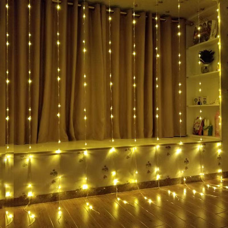 LED Waterfall String Lights for Courtyard and Shop Window Decor 3m x 2m, 240 lights, 220V EU plug
LED Waterfall String Lights for Courtyard and Shop Window Decor 3m x 2m, 240 lights, 220V EU plug