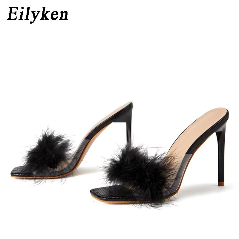Fashion Eilyken Fashion Feather Thin Heels Fur PVC Slippers Sandals Women Peep Toe Mules Ladies Pumps Slides Shoes Size 35-42 35 чёрный
Fashion Eilyken Fashion Feather Thin Heels Fur PVC Slippers Sandals Women Peep Toe Mules Ladies Pumps Slides Shoes Size 35-42 35 чёрный