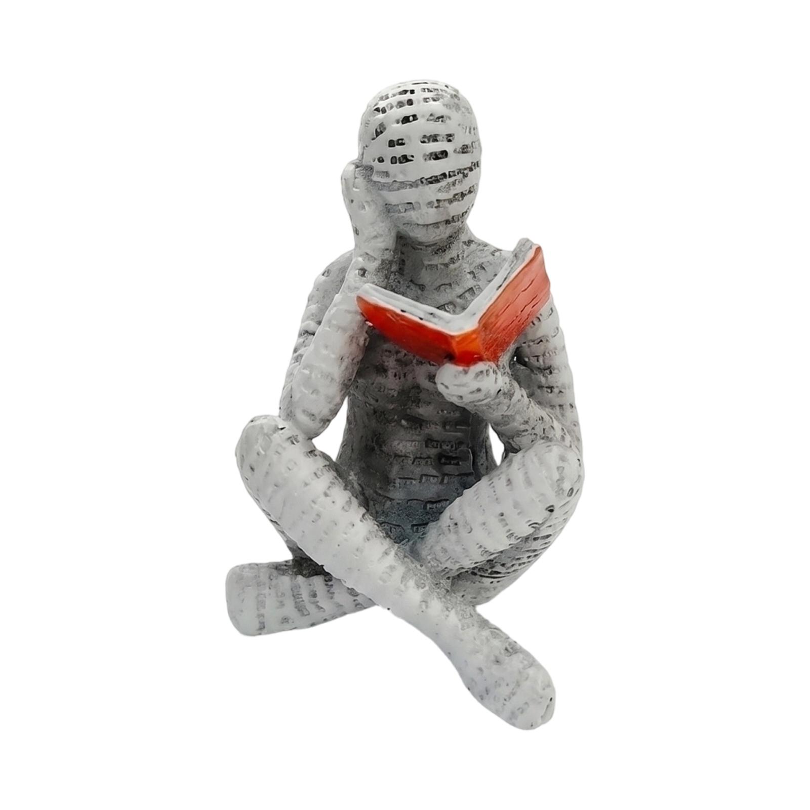 Resin Sculpture Reading Girl Figurine Home Decor Sitting Pose Book Art Craft for Living Room Bedroom Accent Ornament one size
Resin Sculpture Reading Girl Figurine Home Decor Sitting Pose Book Art Craft for Living Room Bedroom Accent Ornament one size