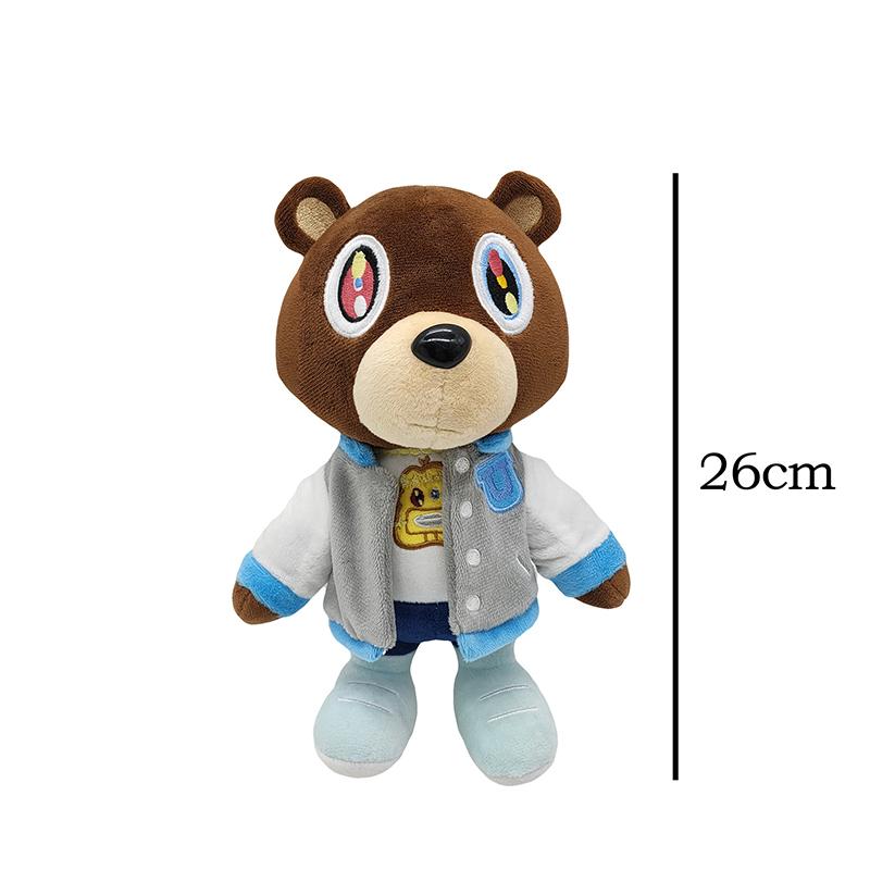 26CM Kanye Bear Plush Toy Cartoon Animal Bear Stuffed Dolls Soft Plushie Toy Christmas Birthday Gifts For Children Kids
26CM Kanye Bear Plush Toy Cartoon Animal Bear Stuffed Dolls Soft Plushie Toy Christmas Birthday Gifts For Children Kids