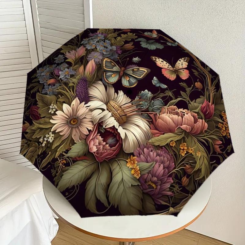 1pc Floral Wreath with Butterflies Umbrella with Plastic Handle,Suitable for All Seasons Home Travel Outdoor UmbrellaDD939
1pc Floral Wreath with Butterflies Umbrella with Plastic Handle,Suitable for All Seasons Home Travel Outdoor UmbrellaDD939
