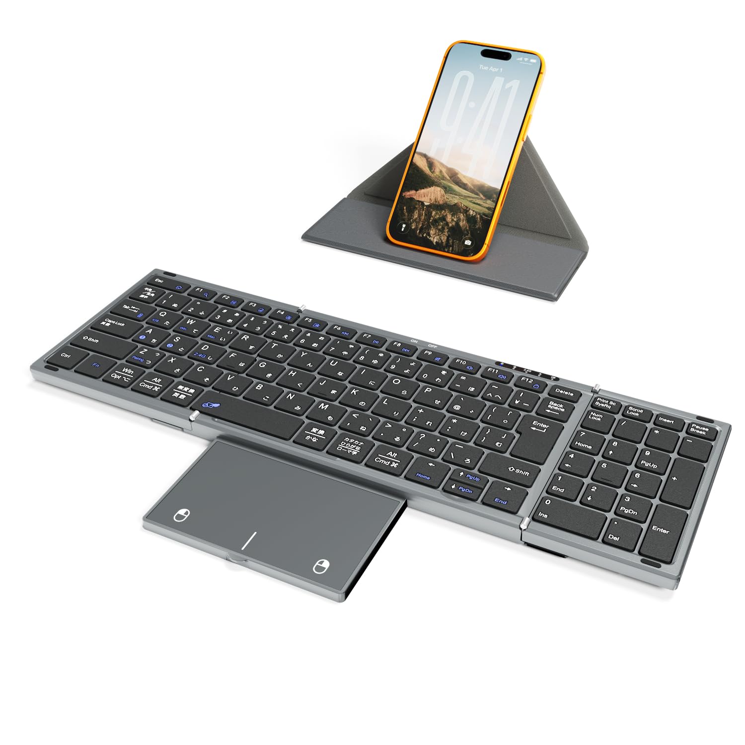 EWiN Wireless Bluetooth and USB Standard JIS Japanese Compatible with and Includes Trackpad and Numeric Connects to Up to 3 Compact and Compatible сірий колір
EWiN Wireless Bluetooth and USB Standard JIS Japanese Compatible with and Includes Trackpad and Numeric Connects to Up to 3 Compact and Compatible сірий колір