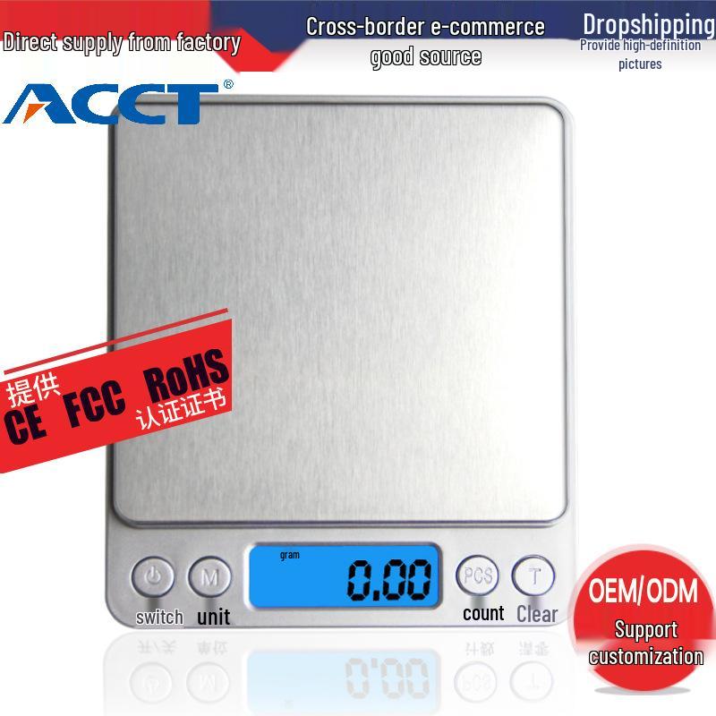 Precision Stainless Steel Mini Kitchen Scale: 0.01g Accuracy for Baking, Jewelry, Medicinal Materials English 1KG/0.1
Precision Stainless Steel Mini Kitchen Scale: 0.01g Accuracy for Baking, Jewelry, Medicinal Materials English 1KG/0.1