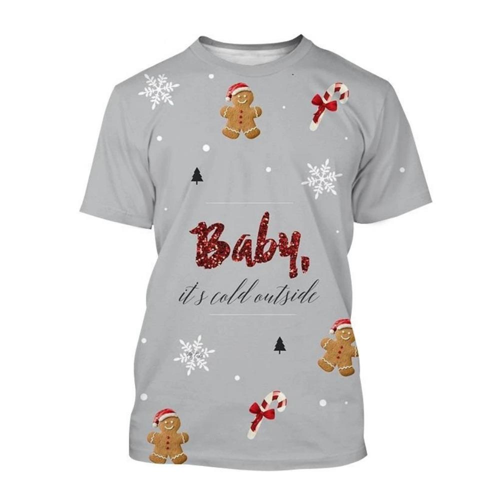 Neutral Christmas clothing, new fashionable Christmas tree, creative 3D digital printing, children s short sleeved fun street T-shirt 6XL
Neutral Christmas clothing, new fashionable Christmas tree, creative 3D digital printing, children s short sleeved fun street T-shirt 6XL