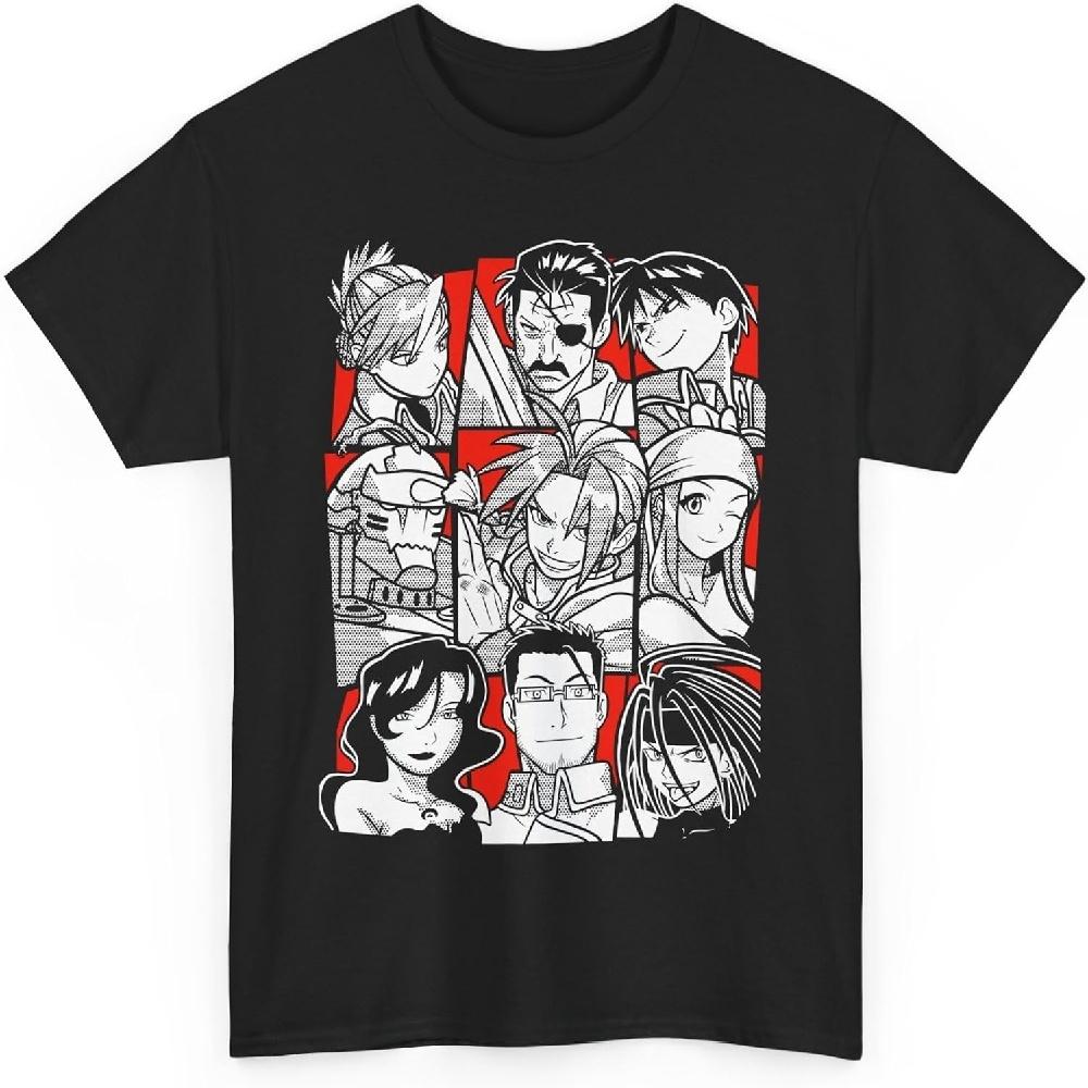 Футболка Fullmetal Alchemist, Японская аниме-футболка, Хлопковая футболка с коротким рукавом M-3 S чёрный
Футболка Fullmetal Alchemist, Японская аниме-футболка, Хлопковая футболка с коротким рукавом M-3 S чёрный