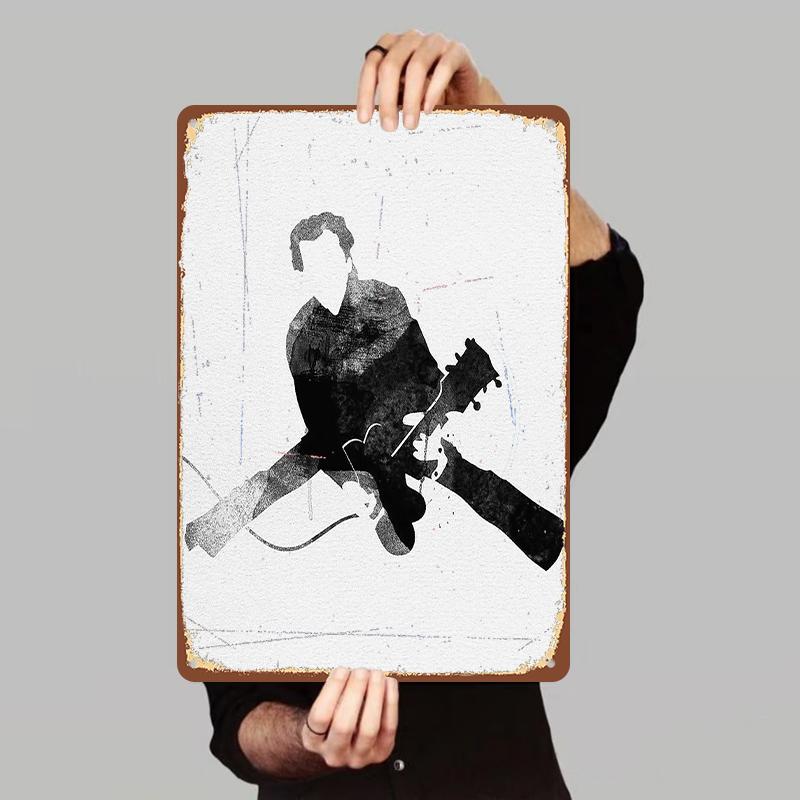 Abstract Ink Style Guitarist Silhouette Decor Modern Minimalist Home Wall Metal Iron Art Hanging Painting 7.9x11.8In(20x30cm)
Abstract Ink Style Guitarist Silhouette Decor Modern Minimalist Home Wall Metal Iron Art Hanging Painting 7.9x11.8In(20x30cm)