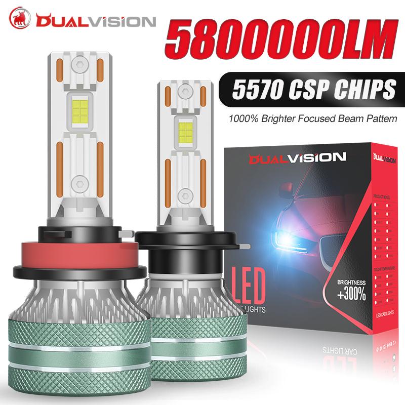 H4 H1 H7 5800000LM LED Car Headlight Canbus 5800W High Power H3 9005 HB3 9006 HB4 H11 9012 Headlamp Bulb High Low Beam Turbo Fan 9570 CSP Chips
H4 H1 H7 5800000LM LED Car Headlight Canbus 5800W High Power H3 9005 HB3 9006 HB4 H11 9012 Headlamp Bulb High Low Beam Turbo Fan 9570 CSP Chips
