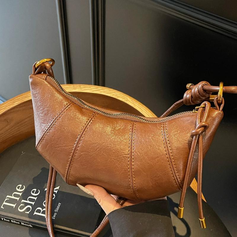 Persalized Croissant Shoulder Bag Vintage PU Leather Dumpling Crossbody Bag Designer Texture Versatile Lady Handbags And Purse коричневий
Persalized Croissant Shoulder Bag Vintage PU Leather Dumpling Crossbody Bag Designer Texture Versatile Lady Handbags And Purse коричневий
