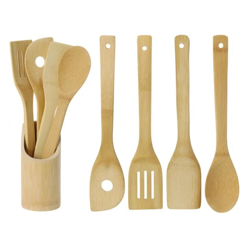 4Pcs Bamboo Cooking Utensil with Storage Container Kitchen Tools Set (BPA Free,No FDA) Type A
4Pcs Bamboo Cooking Utensil with Storage Container Kitchen Tools Set (BPA Free,No FDA) Type A