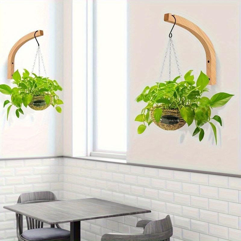 1/2pcs, Plant Hanger, Wall Planters For Indoor Plants, Wooden Wall Mounted Hanging Plant Hooks, Basket Hooks
1/2pcs, Plant Hanger, Wall Planters For Indoor Plants, Wooden Wall Mounted Hanging Plant Hooks, Basket Hooks