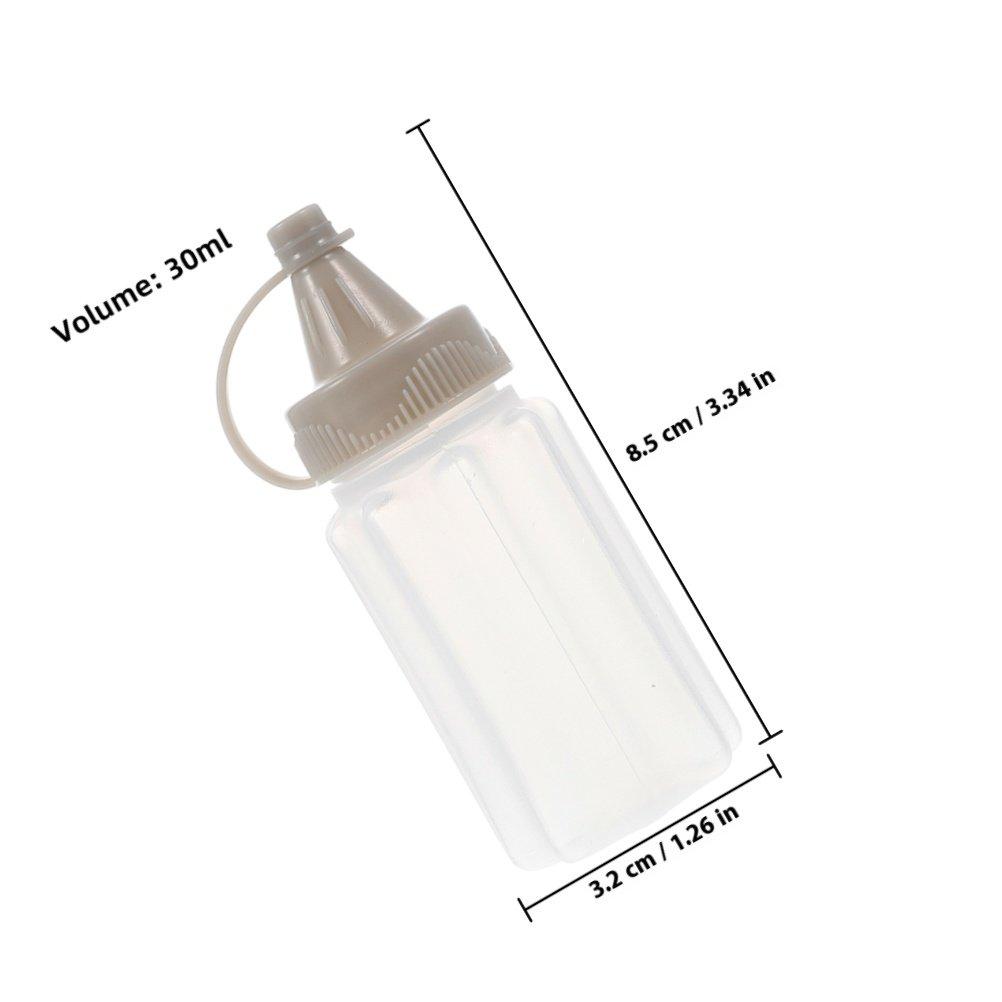 16Pcs Mini Condiment Squeeze Bottles Portable Small Plastic Sauce Containers Leakproof for Ketchup Mustard Salad Dressing Lunch світло-сірого кольору
16Pcs Mini Condiment Squeeze Bottles Portable Small Plastic Sauce Containers Leakproof for Ketchup Mustard Salad Dressing Lunch світло-сірого кольору