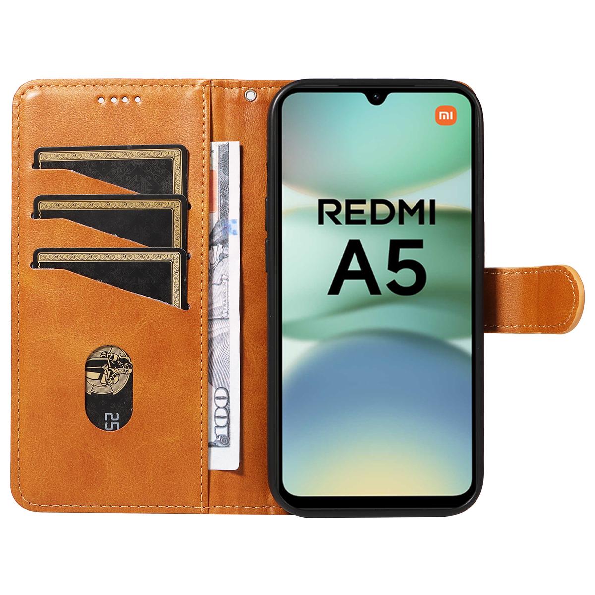 Для Xiaomi Redmi A5 NFC (173.45*79.35*8.45мм) Чохол-гаманець Шкіряний чохол для телефону з Т-подібними лініями Підставка Brown
Для Xiaomi Redmi A5 NFC (173.45*79.35*8.45мм) Чохол-гаманець Шкіряний чохол для телефону з Т-подібними лініями Підставка Brown
