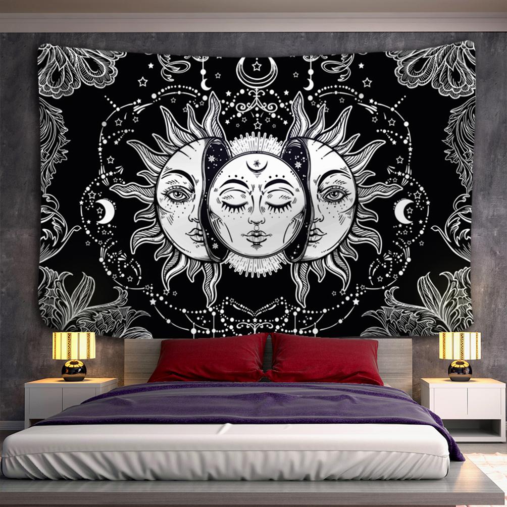 Mandala Tapestry White Black Sun And Moon Tapestry Wall Hanging Tarot Hippie Wall Rugs Dorm Decor
Mandala Tapestry White Black Sun And Moon Tapestry Wall Hanging Tarot Hippie Wall Rugs Dorm Decor