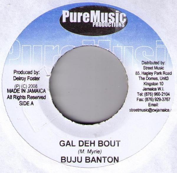 7inch Record BUJU BANTON - Gal Deh Bout NONE Pure Music Prod 2008 Jamaica Reggae, Ska & Dub Used
7inch Record BUJU BANTON - Gal Deh Bout NONE Pure Music Prod 2008 Jamaica Reggae, Ska & Dub Used