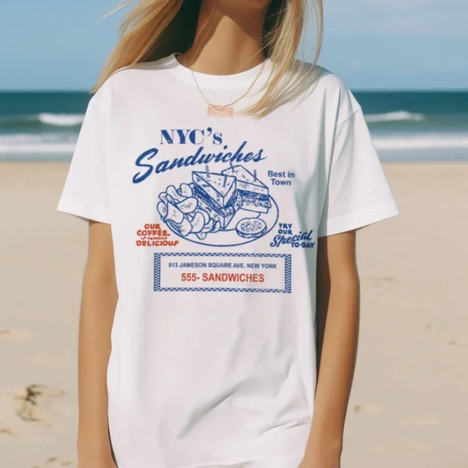 Women Vintage Sandwich T-Shirts Cute Food T Shirt Hippie Retro Aesthetic Graphic Tees Unisex Fashion Summer Tops Grunge Clothes XXXXXL білий
Women Vintage Sandwich T-Shirts Cute Food T Shirt Hippie Retro Aesthetic Graphic Tees Unisex Fashion Summer Tops Grunge Clothes XXXXXL білий