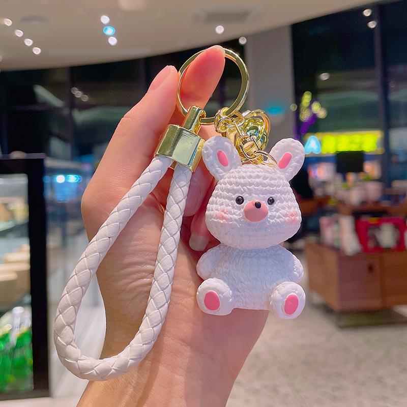 Cartoon Resin Wool Animal Keychain Female Exquisite Cute Couple Bag Pendant Creative Car Pendant
Cartoon Resin Wool Animal Keychain Female Exquisite Cute Couple Bag Pendant Creative Car Pendant