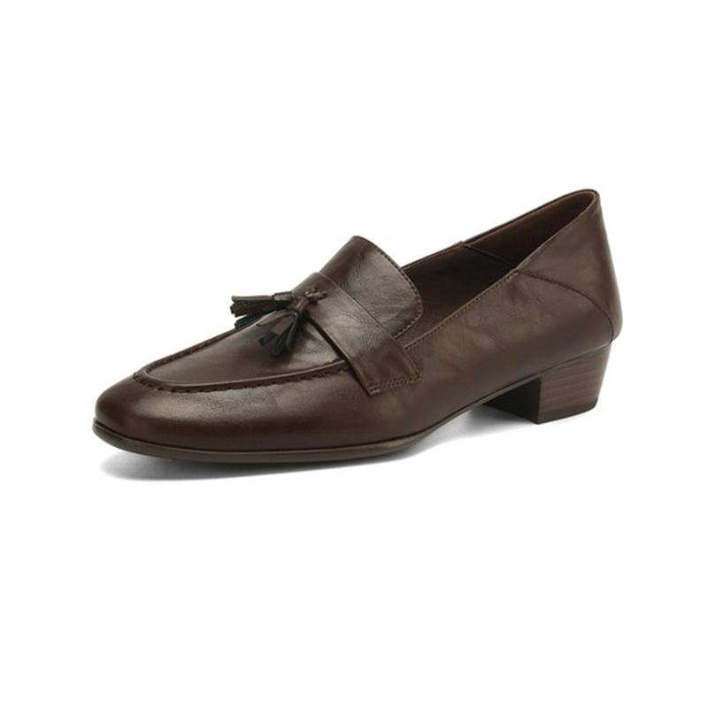Fashion Women s new spring and autumn genuine leather cowhide bow comfortable mid heel round toe loafers casual single shoes for walking 220 коричневый
Fashion Women s new spring and autumn genuine leather cowhide bow comfortable mid heel round toe loafers casual single shoes for walking 220 коричневый