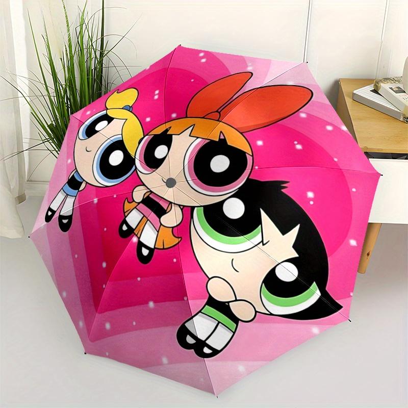 1pc Powerpuff Girls Automatic Opening Umbrella - Portable 3-Fold Design, 8-Rib Outdoor Umbrella, Ideal Gift for Fans, Travelers, Daily Use, Perfe
1pc Powerpuff Girls Automatic Opening Umbrella - Portable 3-Fold Design, 8-Rib Outdoor Umbrella, Ideal Gift for Fans, Travelers, Daily Use, Perfe