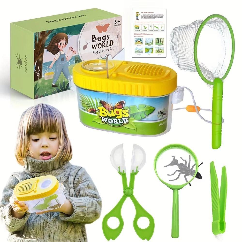 Explorer Kit Outdoor Nature Exploration Tool Kid Insect Observation Box for Outdoor зелёный
Explorer Kit Outdoor Nature Exploration Tool Kid Insect Observation Box for Outdoor зелёный
