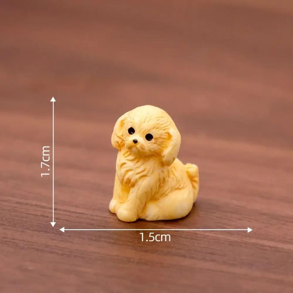 Cute Cartoon Puppy Statue Resin DIY Crafts Mini Animals Figurine Dollhouse Decoration Home Decorations Miniature Dog Figurines
Cute Cartoon Puppy Statue Resin DIY Crafts Mini Animals Figurine Dollhouse Decoration Home Decorations Miniature Dog Figurines
