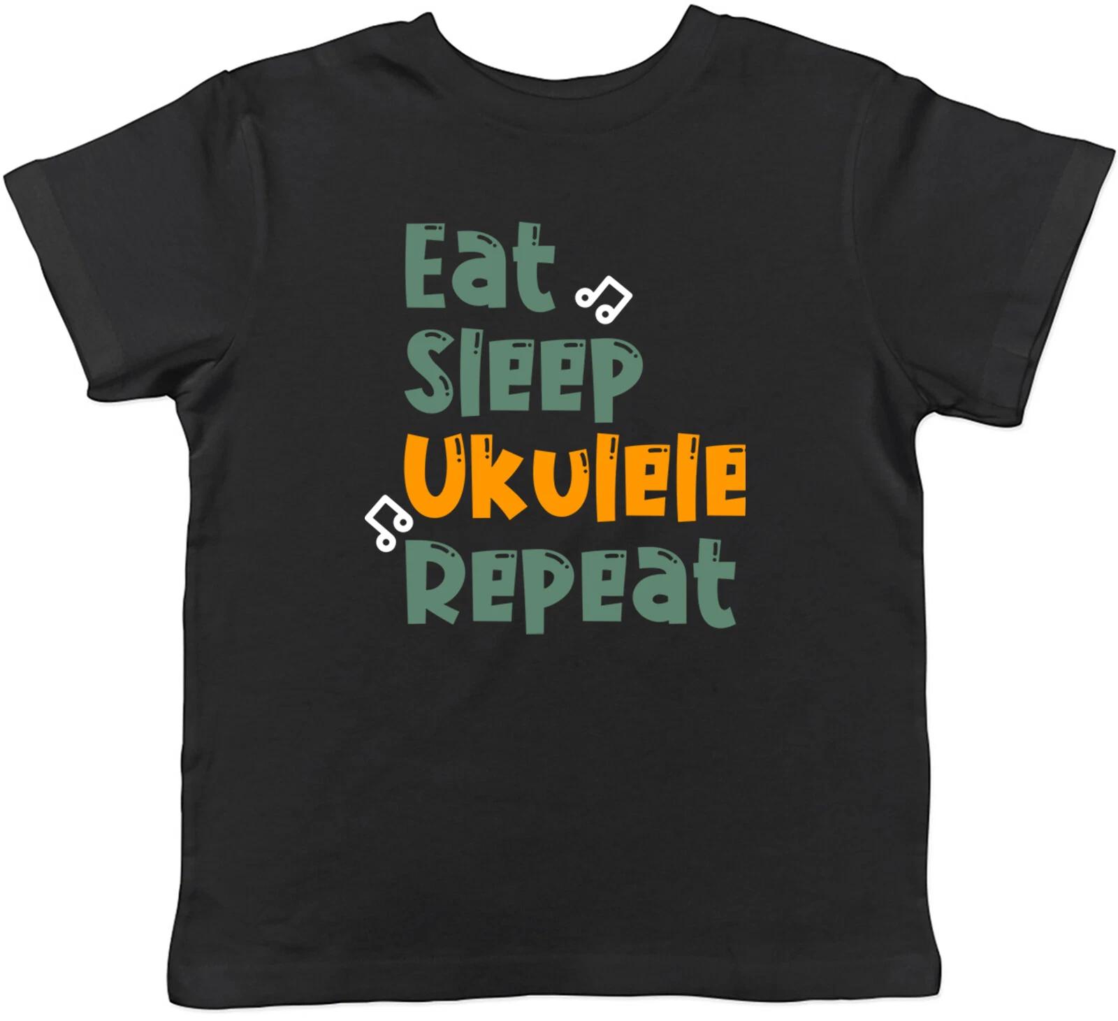 Eat Sleep Ukulele Kids T-Shirt Uke Strings Instrument Guitar Children Boys Girls 100
Eat Sleep Ukulele Kids T-Shirt Uke Strings Instrument Guitar Children Boys Girls 100