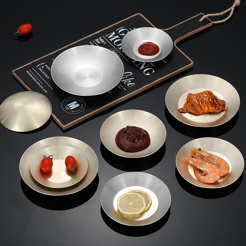 1PC Food Tray Restaurant Round Pickle Sauce Dishes Outdoor Dining Plate Camping 304 Stainless Steel Kitchen Supplies 10cm серебряный
1PC Food Tray Restaurant Round Pickle Sauce Dishes Outdoor Dining Plate Camping 304 Stainless Steel Kitchen Supplies 10cm серебряный