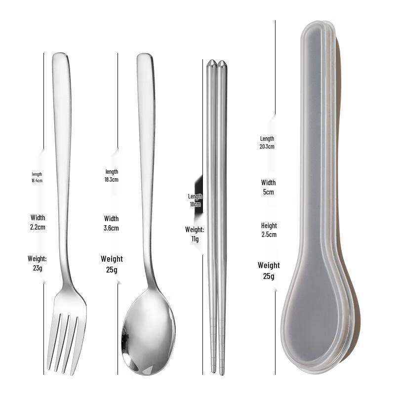 Wutuo Outdoor Travel 304 Stainless Steel Cutlery Set
Wutuo Outdoor Travel 304 Stainless Steel Cutlery Set