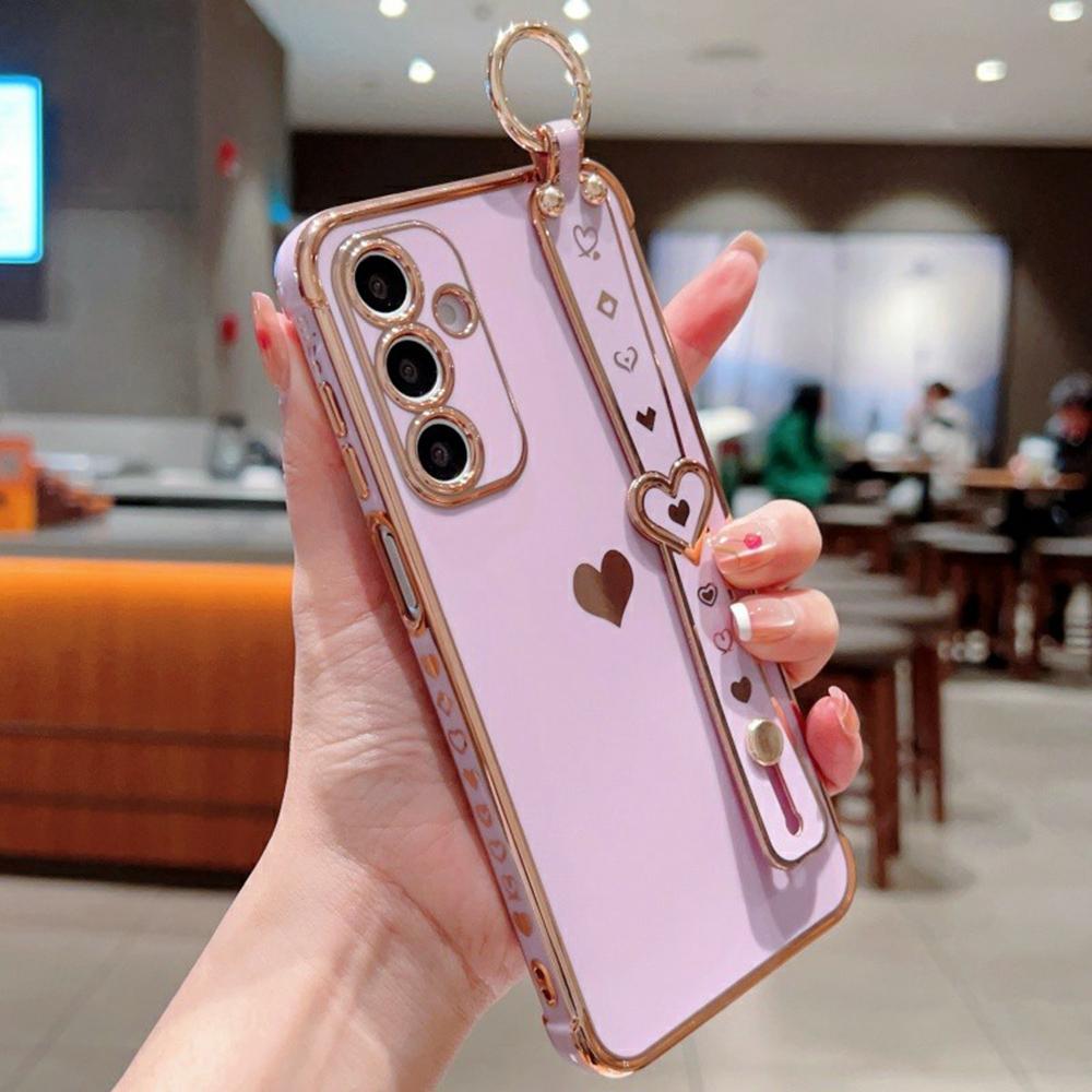 For Samsung Galaxy A26 5G Case Wristband Kickstand Love Heart TPU Phone Cover Finger Holder Black
For Samsung Galaxy A26 5G Case Wristband Kickstand Love Heart TPU Phone Cover Finger Holder Black