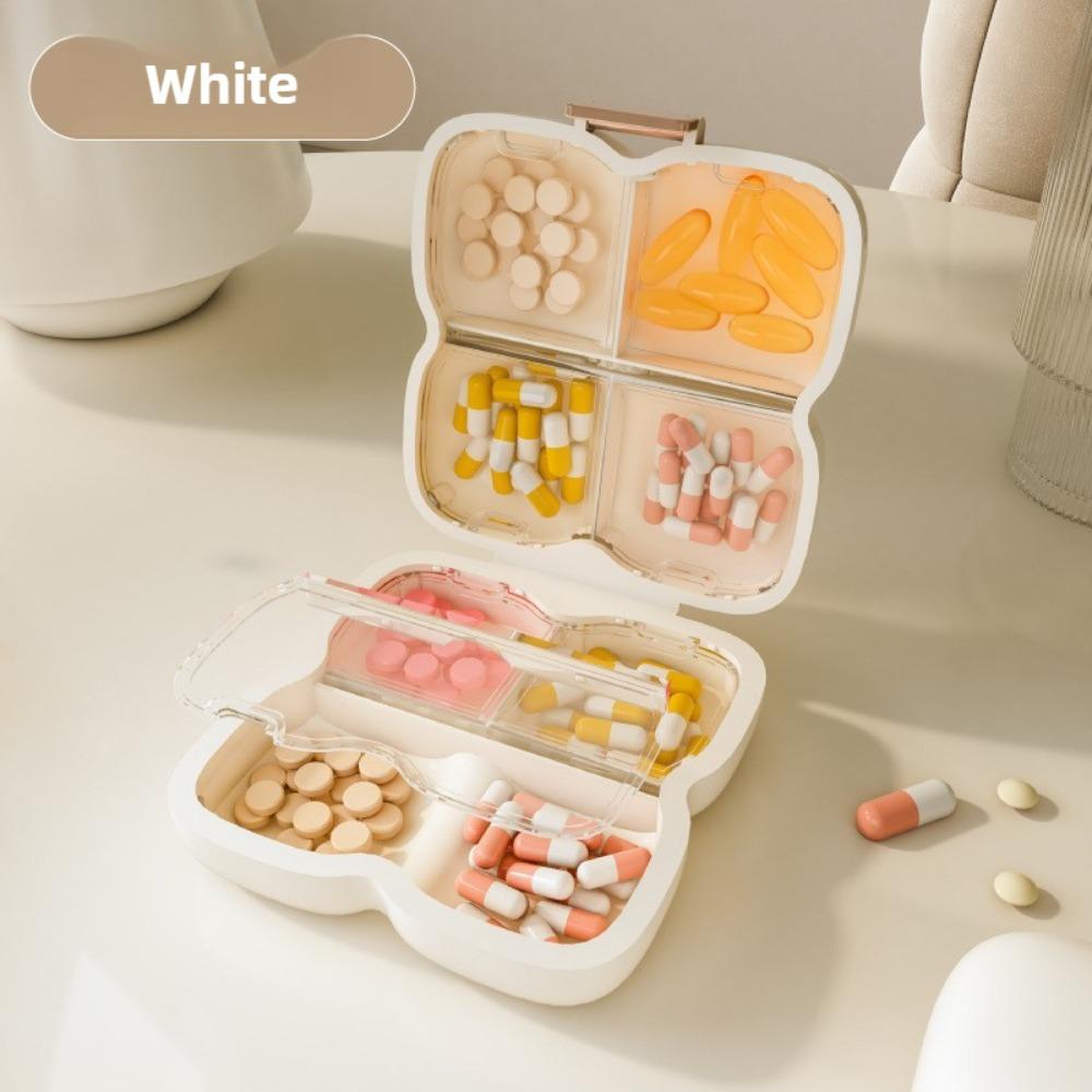 New 7 Grids Pill Box Mini Individual Compartments Pills Case Portable Pill Organizer білий
New 7 Grids Pill Box Mini Individual Compartments Pills Case Portable Pill Organizer білий