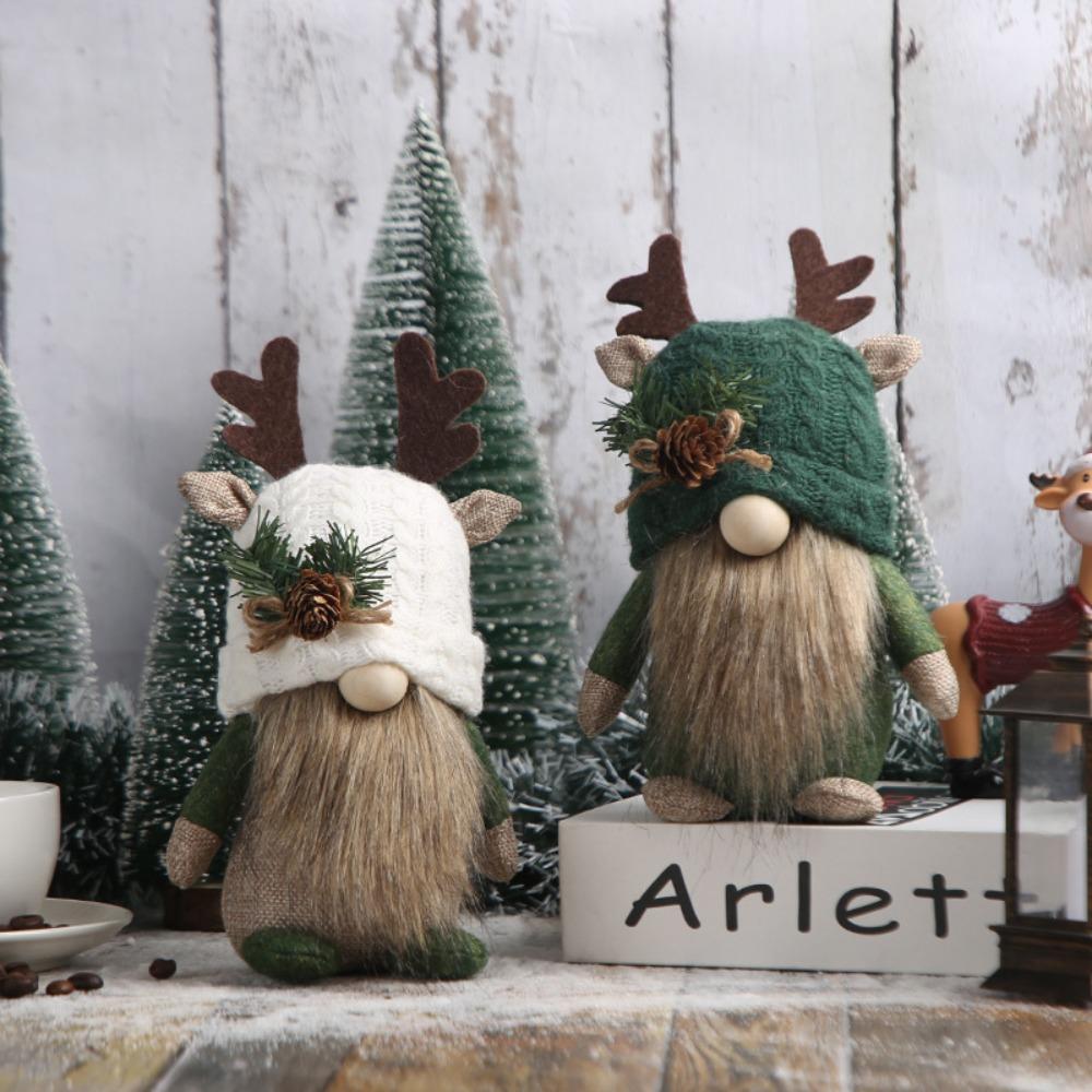 Polyester Forest Faceless Doll Cute Christmas Dwarf Doll Antlers Knitted Doll Festival зелёный
Polyester Forest Faceless Doll Cute Christmas Dwarf Doll Antlers Knitted Doll Festival зелёный