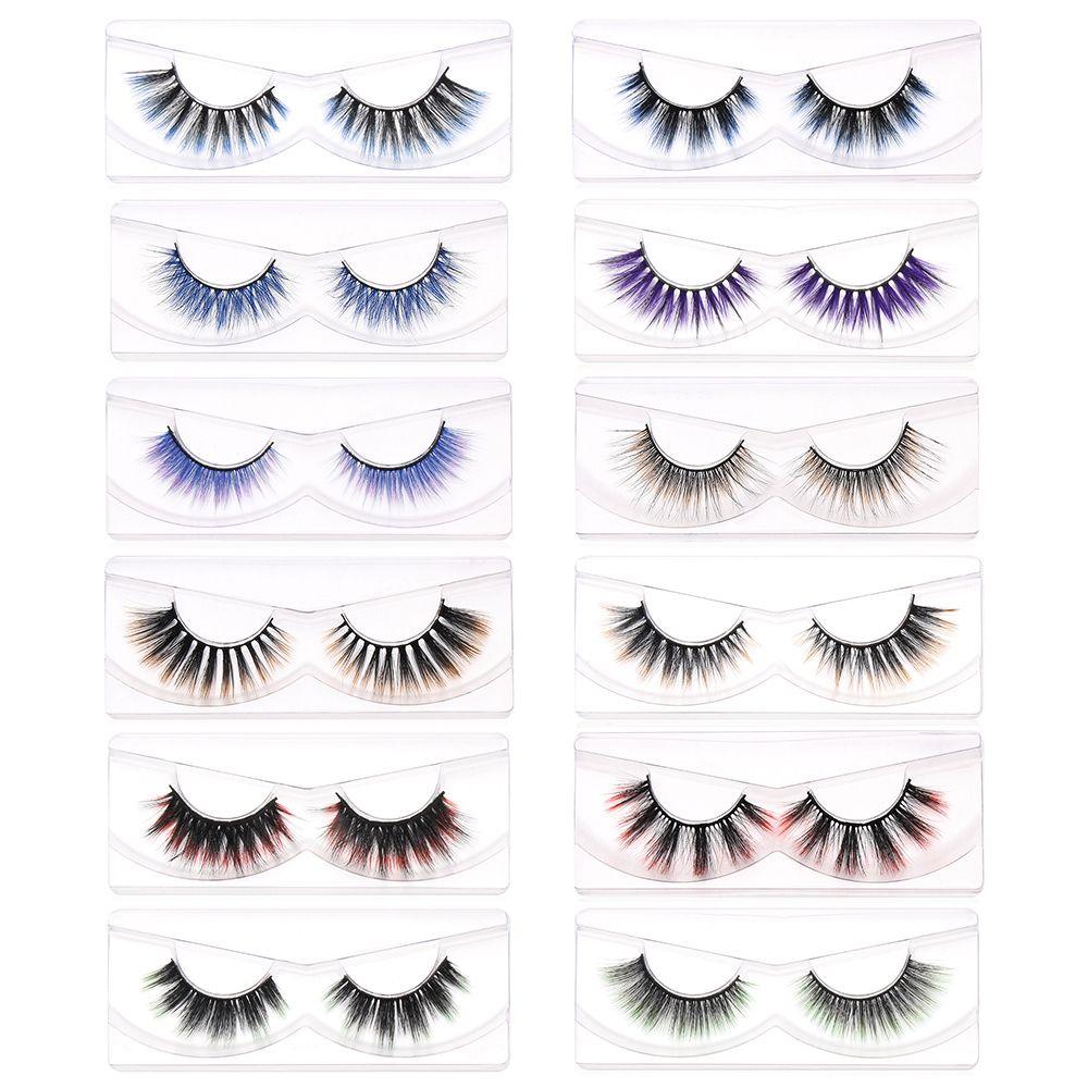 1 Pair Soft Eyelash Extension Curly Handmade Colorful Faux Mink Lashes 6D False Eyelashes
1 Pair Soft Eyelash Extension Curly Handmade Colorful Faux Mink Lashes 6D False Eyelashes