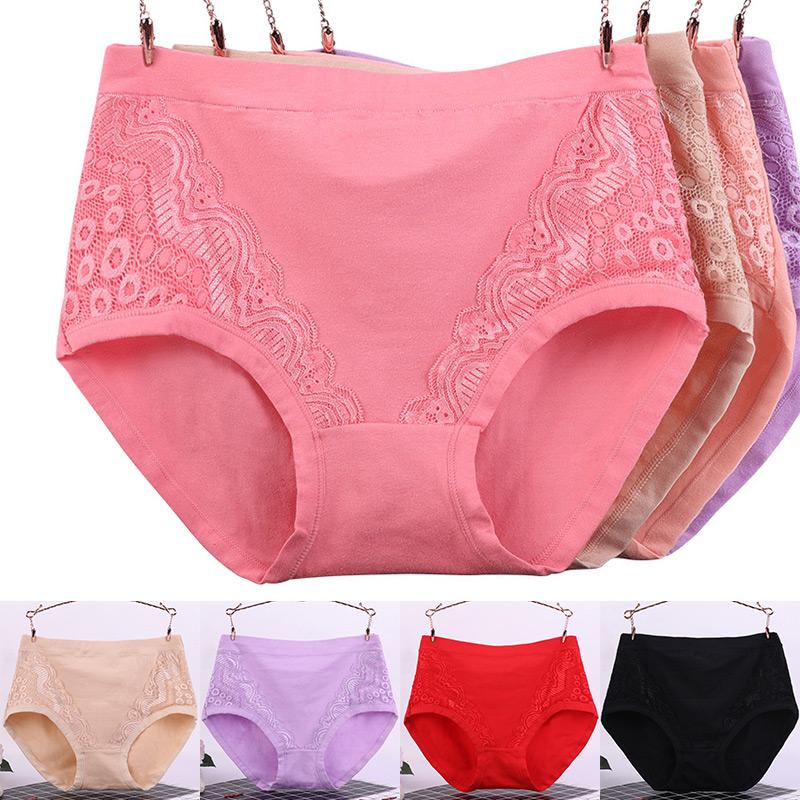 1PC Underwear Plus Size Briefs Lace Cotton Panties Lingeries Middle-aged Underpants High Waist
1PC Underwear Plus Size Briefs Lace Cotton Panties Lingeries Middle-aged Underpants High Waist