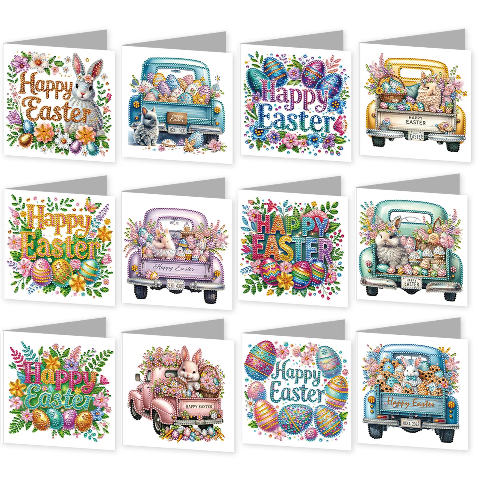 12Pcs DIY Diamond Painting Greeting Card Set with Envelopes Handmade Diamond Art Painting Card for Beginner Adult Holiday Gifts
12Pcs DIY Diamond Painting Greeting Card Set with Envelopes Handmade Diamond Art Painting Card for Beginner Adult Holiday Gifts