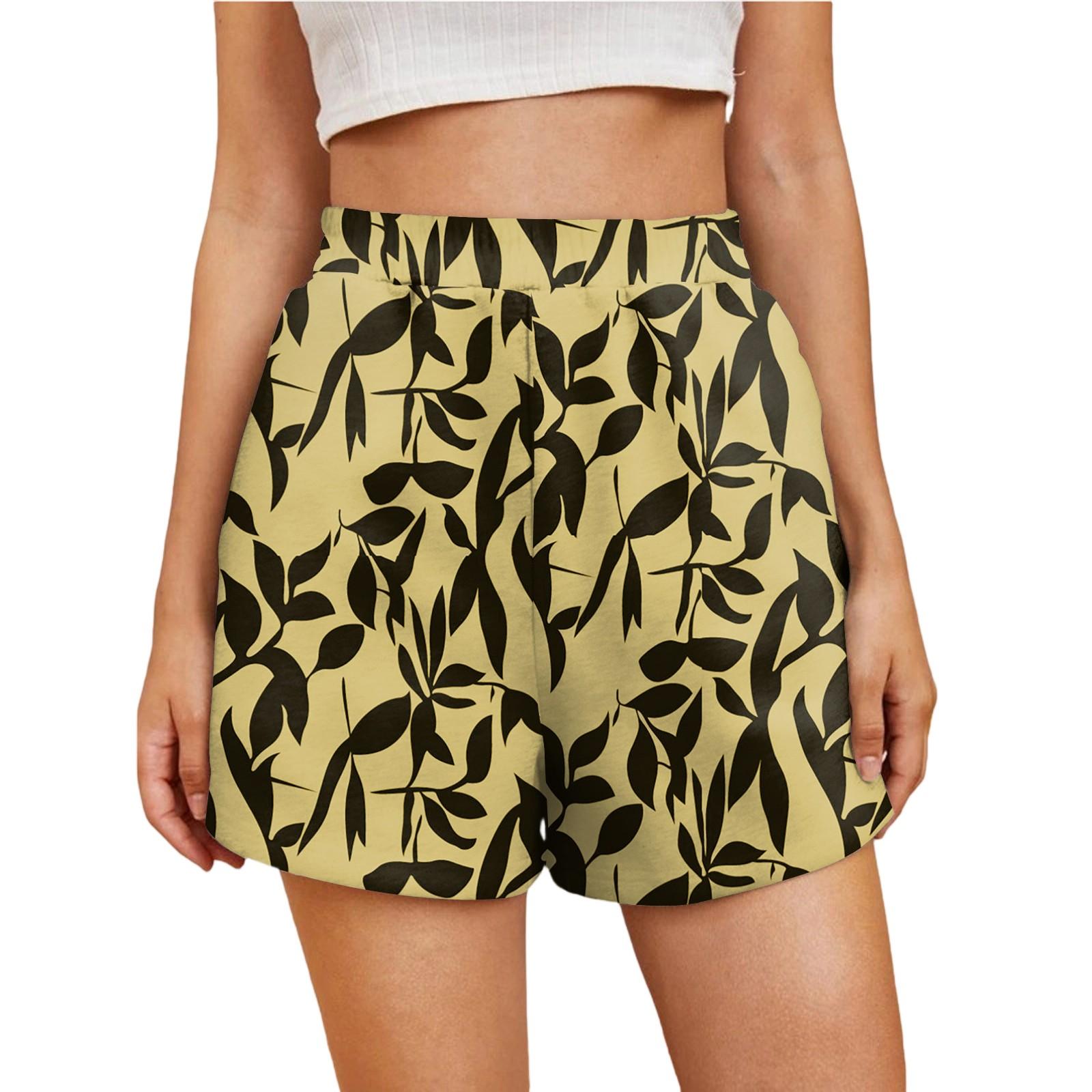 Женские повседневные модные шорты с высокой талией и цветочным принтом на эластичной талии XL жёлтый
Женские повседневные модные шорты с высокой талией и цветочным принтом на эластичной талии XL жёлтый