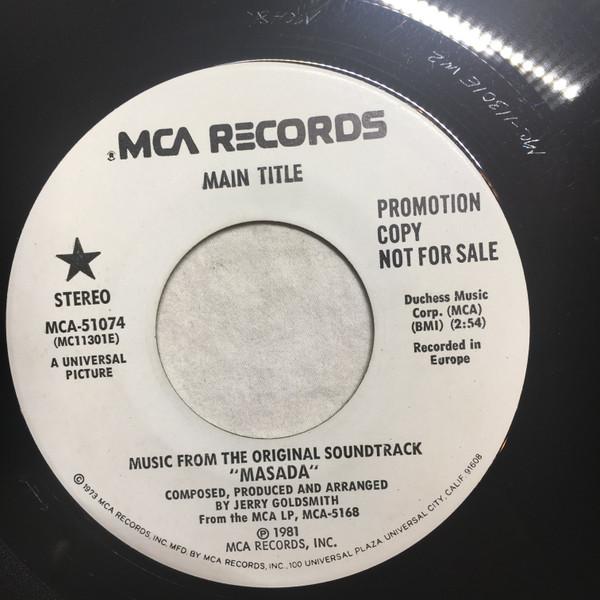 7inch Record JERRY GOLDSMITH - Music From The Original Soundtrack MCA51074PROMO MCA Records 1981 US Soundtracks & Musicals Used
7inch Record JERRY GOLDSMITH - Music From The Original Soundtrack MCA51074PROMO MCA Records 1981 US Soundtracks & Musicals Used