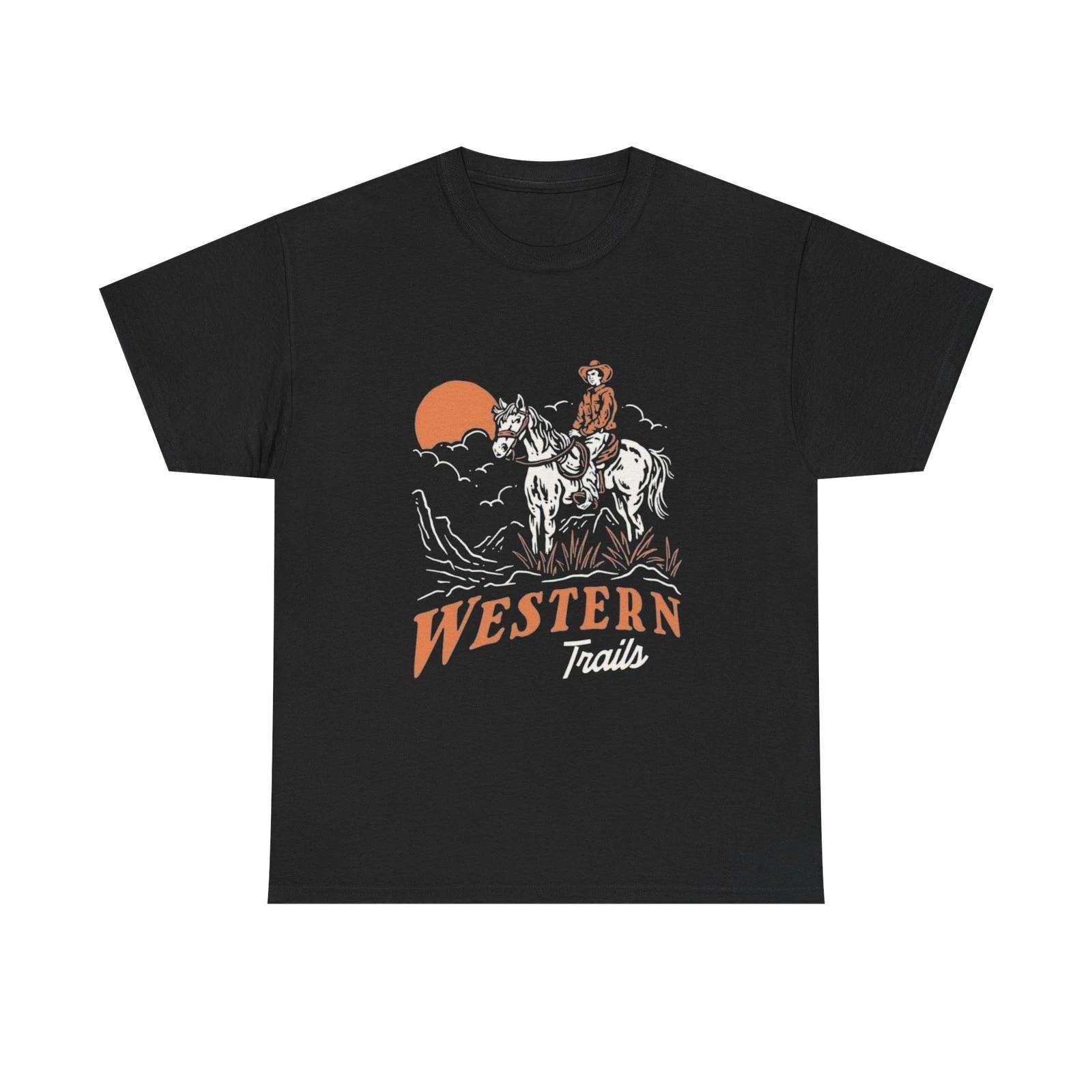 Western Trails Country Graphic T Shirt Unisex Heavy Cotton Tee 4XL
Western Trails Country Graphic T Shirt Unisex Heavy Cotton Tee 4XL