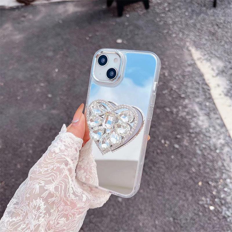 Full Diamond Love Airbag Bracket, Suitable For Iphone16Plus Mirror Mobile Phone Case, Apple 17Promax Makeup 15 iPhone 7/8/SE 2020
Full Diamond Love Airbag Bracket, Suitable For Iphone16Plus Mirror Mobile Phone Case, Apple 17Promax Makeup 15 iPhone 7/8/SE 2020