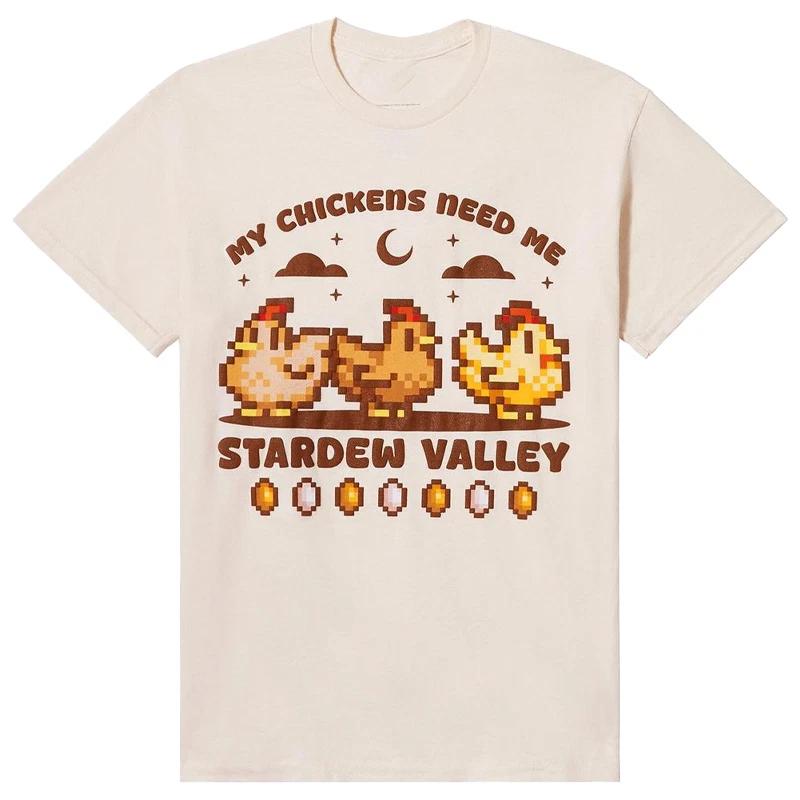 Stardew Valley Chickens Puff Print T-Shirt Gift for Game Lover Shirt S-4XL New Spring/Summer Arrivals Regular Fit Casual 5XL різнокольоровий
Stardew Valley Chickens Puff Print T-Shirt Gift for Game Lover Shirt S-4XL New Spring/Summer Arrivals Regular Fit Casual 5XL різнокольоровий