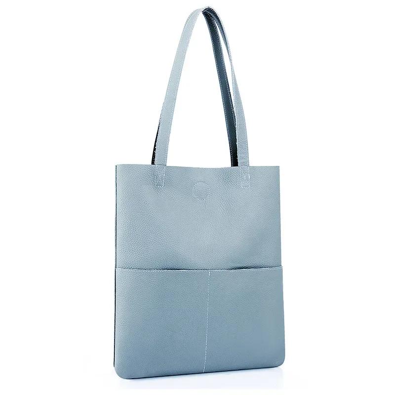 Solid Soft Material Large Capacity Shoulder Bag Fashionable Leather Shopping Bag First Layer Cowhide Handbag
Solid Soft Material Large Capacity Shoulder Bag Fashionable Leather Shopping Bag First Layer Cowhide Handbag