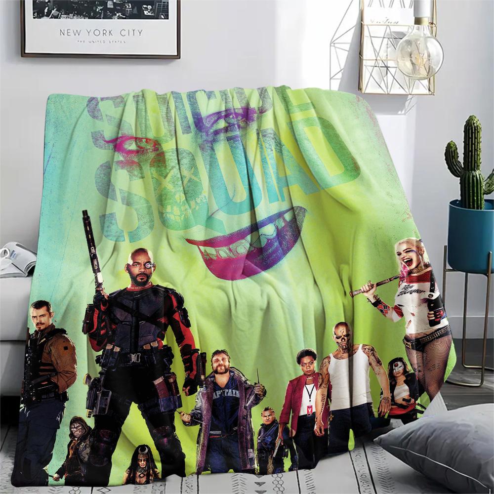 Suicide Squad on a Green Background Flannel Blanket, Warm Comfortable Throw for Home Use, Perfect Gift for Fans 75x90cm
Suicide Squad on a Green Background Flannel Blanket, Warm Comfortable Throw for Home Use, Perfect Gift for Fans 75x90cm
