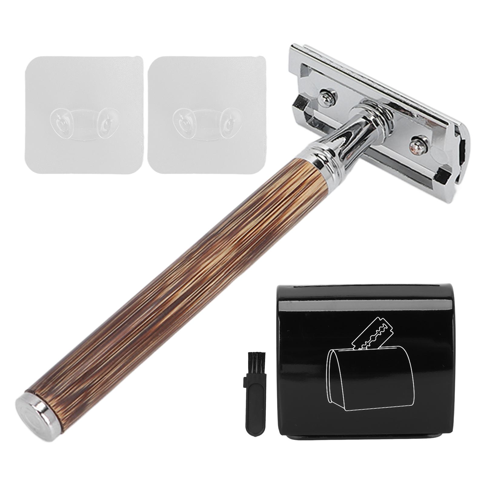 Bamboo Silver Razor Manual Old Fashioned Razor Mens Razor Set Including Razor Blade Recycling Box and Razor Holder
Bamboo Silver Razor Manual Old Fashioned Razor Mens Razor Set Including Razor Blade Recycling Box and Razor Holder