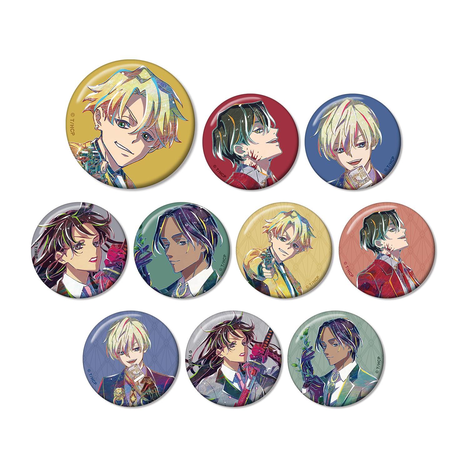 TV Anime Trading Ani Art Can Badge Box of 10 “HIGH CARD” 
TV Anime Trading Ani Art Can Badge Box of 10 “HIGH CARD”